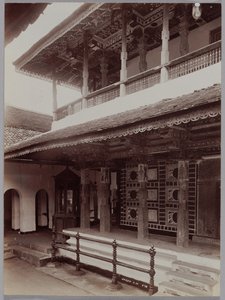 Templo budista en Kandy, Ceilán, c. 1880s de Skeen and Co.