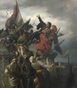 El autosacrificio de Titusz Dugovics, 1859