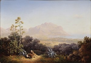 Vista de Palermo, 1845 de Sokrat Maximovich Vorobyev