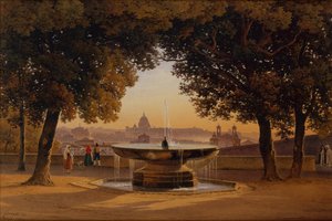 La Fuente de Villa Medici de Solomon Corrodi