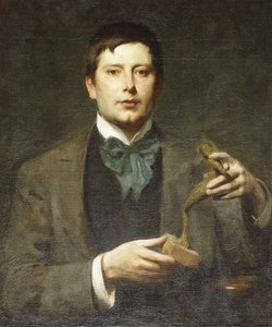 Retrato del escultor George Frampton de Solomon Joseph Solomon