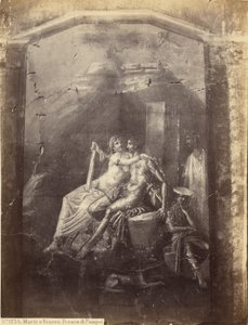 Marte y Venus. Fresco de Pompeya de Sommer and Behles