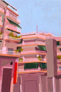 Balcones de la Ciudad Rosa de Sophia Novosel