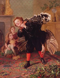 Aquí viene el pavo..., c.1877