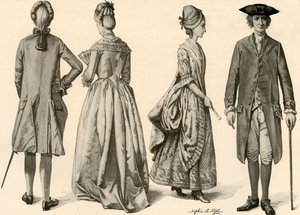 Ropa durante el reinado de Jorge III, 1760-1776, 1903, 1937