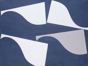Formas revoloteando, 1935 de Sophie Taeuber Arp