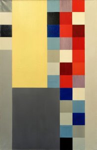 Composición vertical-horizontal de Sophie Taeuber Arp