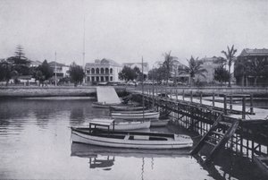 Esplanada, desde el muelle del Yatch Club, Durban