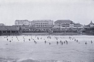 Playa del Océano, Durban (foto en b/n) de South African Photographer