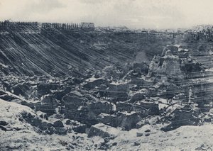 Escenas en los Viejos Tiempos, Mina de Kimberley en 1874 de South African Photographer
