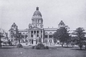 El Ayuntamiento, Durban (foto en blanco y negro) de South African Photographer