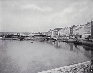 Coruña, Vista general (foto b/n) de Spanish Photographer
