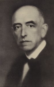 Manuel de Falla, compositor español (1876-1946) (fotografía en blanco y negro) de Spanish Photographer