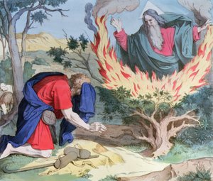 123 0832025 Moisés y la zarza ardiente