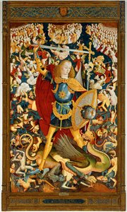 Arcángel San Miguel ... (pintura sobre lienzo)