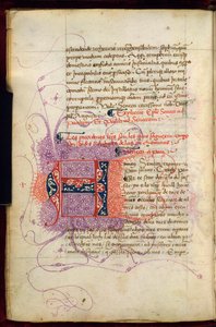 Burney 252, f. 4v, Puzzle inicial 