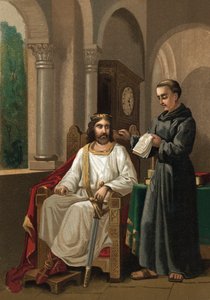 Carlomagno y Alcuino