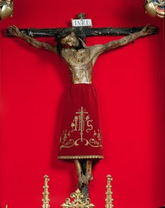 Cristo de Burgos, en la Capilla del Santísimo Cristo