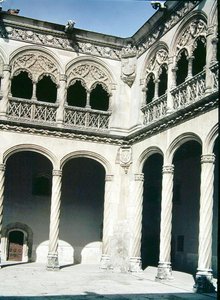 Detalle de los arcos de la logia