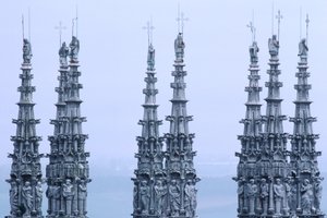 (detalle) de las agujas de la torre linterna de Spanish School