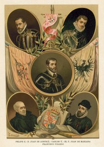 Famosas figuras históricas españolas del siglo XVI