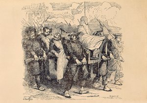 Primera Guerra Carlista (1833-1840): El general carlista Tomás Zumalacárregui (1788-1835) herido durante el sitio de Bilbao