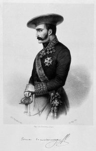 Primera Guerra Carlista (1833-1840): retrato del general carlista Tomás Zumalacárregui de Spanish School