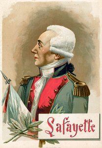 Gilbert du Motier, marqués de Lafayette de Spanish School