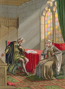 Entrevista entre Colón y la Reina Isabel