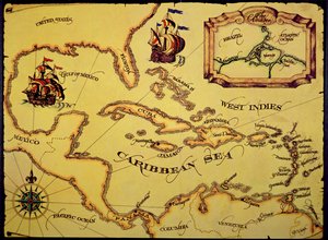 Mapa del Caribe de Spanish School