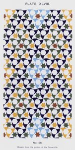 Mosaico del pórtico del Generalife