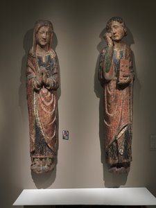 San Juan en duelo y Virgen en duelo, Reino de Castilla y León, c.1250-1275 de Spanish School