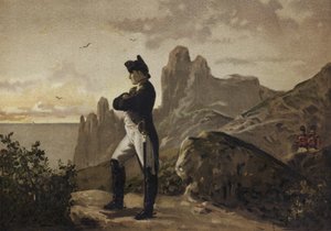 Napoleón en el exilio en Santa Elena, 1815-1821 de Spanish School