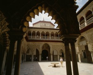 Patio en el Real Alcázar