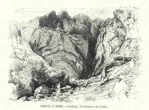 Barranco de Delfos, Grecia