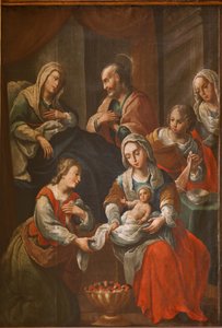 Santuario (Santuario de Queralt). La iglesia. Interior. Pintura. Siglo XIX de Spanish School