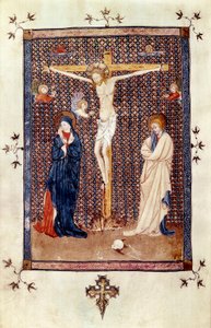 Escena del crucifixio (miniatura) de Spanish School
