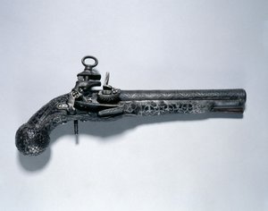 Pistola Snaphaunce, siglo XVII de Spanish School