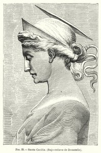 Santa Cecilia, bajorrelieve de Donatello