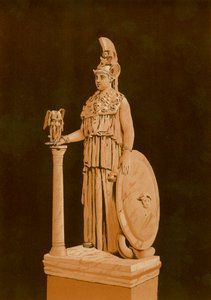 Estatua de Minerva encontrada en Atenas