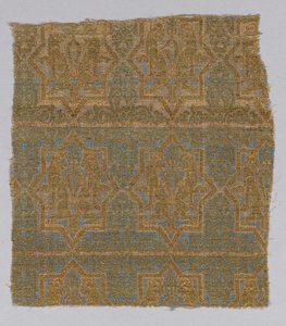 Fragmento textil de la casulla de San Valerio de Spanish School