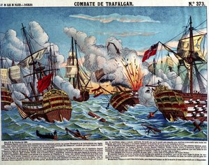La batalla de Trafalgar, 21 de octubre