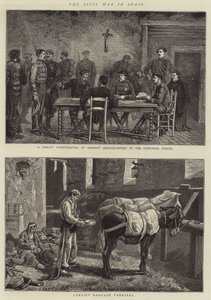 La Guerra Civil en España (grabado) de Spanish School