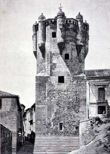La Torre del Llavero, construida c.1480 en la Plazuela de Menores, Salamanca