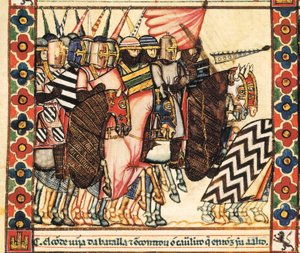 El toro de Plasencia, Canto 144, miniatura tomada del cántico de Santa María de Spanish School