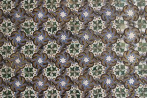 Trabajo de azulejos de Spanish School