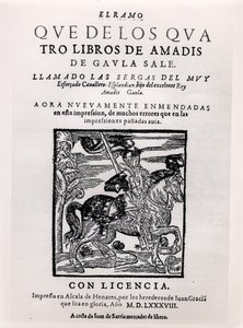 Portada de Amadís de Gaula, 1588