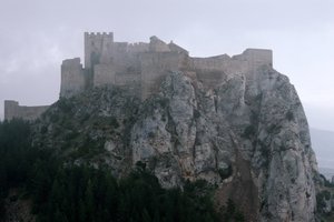 Vista del castillo de Loarre, construido en los siglos XI-XIII