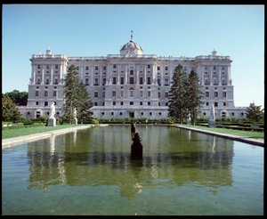 Vista del Palacio Real (1738-1755) de Spanish School