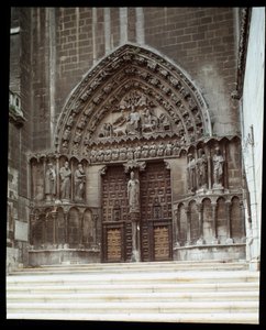 Vista del Portal Sacramental (Sarmental) de la Catedral Santa María en Burgos de Spanish School